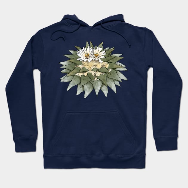 ARIOCARPUS SP. By AgaCactus (writeless variant) Hoodie by AgaCactus